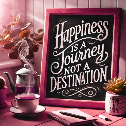 Image-Happiness is a journey not a destination